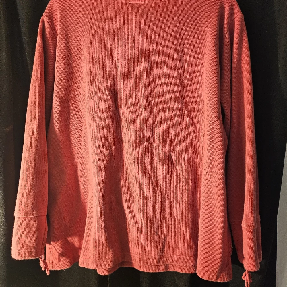 Vintage Disney Store Women's Winnie The Pooh Sweater‎ Long Sleeve V Neck XL Pink